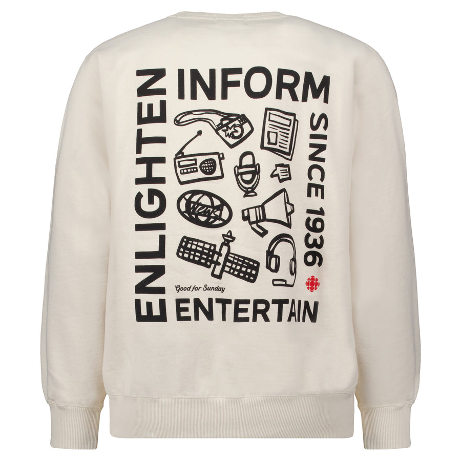 CBC Inform Enlighten Entertain Crewneck Sweatshirt