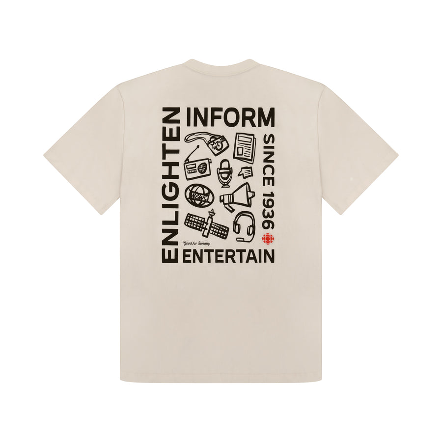 CBC x GFS Inform Enlighten Entertain T-Shirt