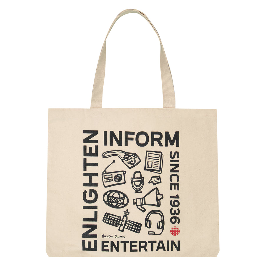 CBC x GFS Inform Enlighten Entertain Tote Bag