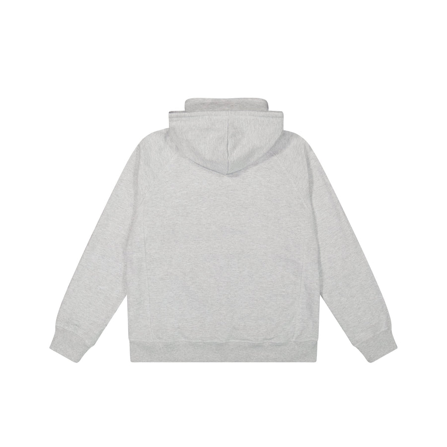 Cotton Fleece Convertible Crew Hoodie