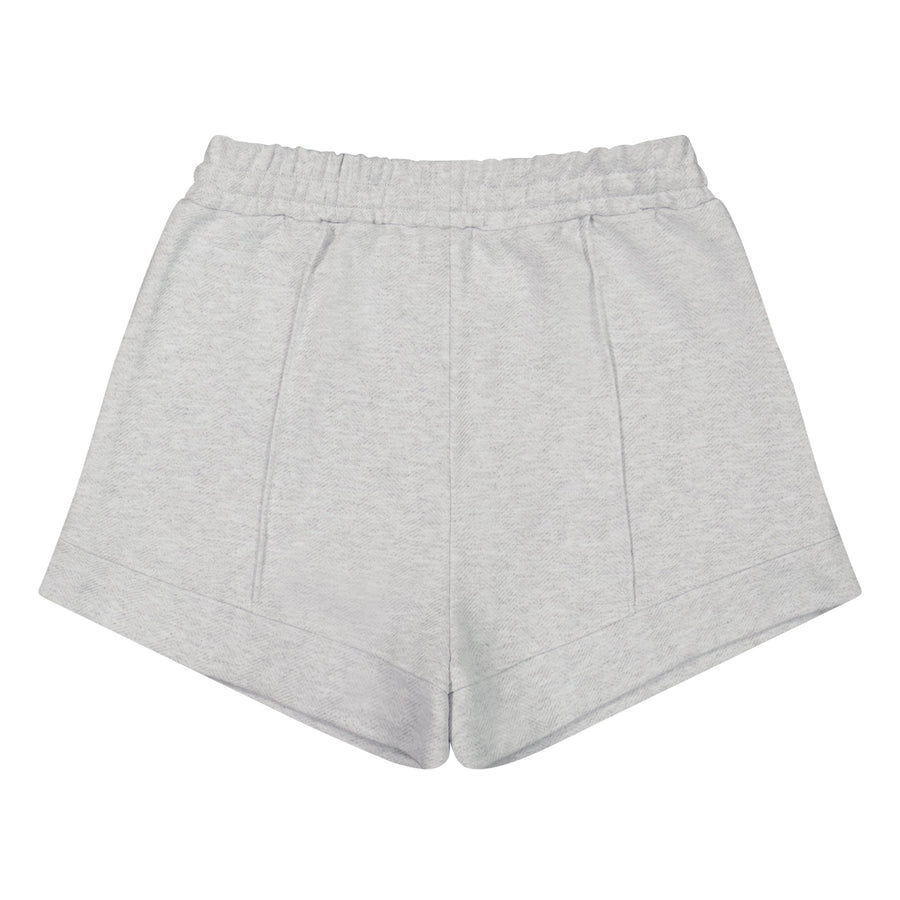 Brushed Cotton Fleece Crew Sweat Shorts