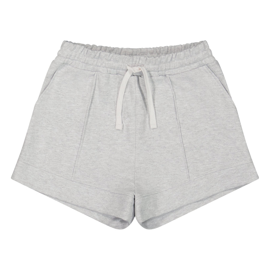 Brushed Cotton Fleece Crew Sweat Shorts