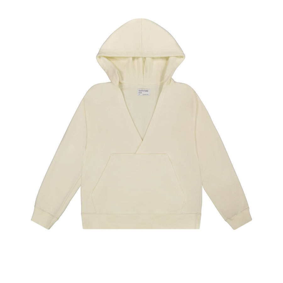 Cotton French Terry Kimono Hoodie