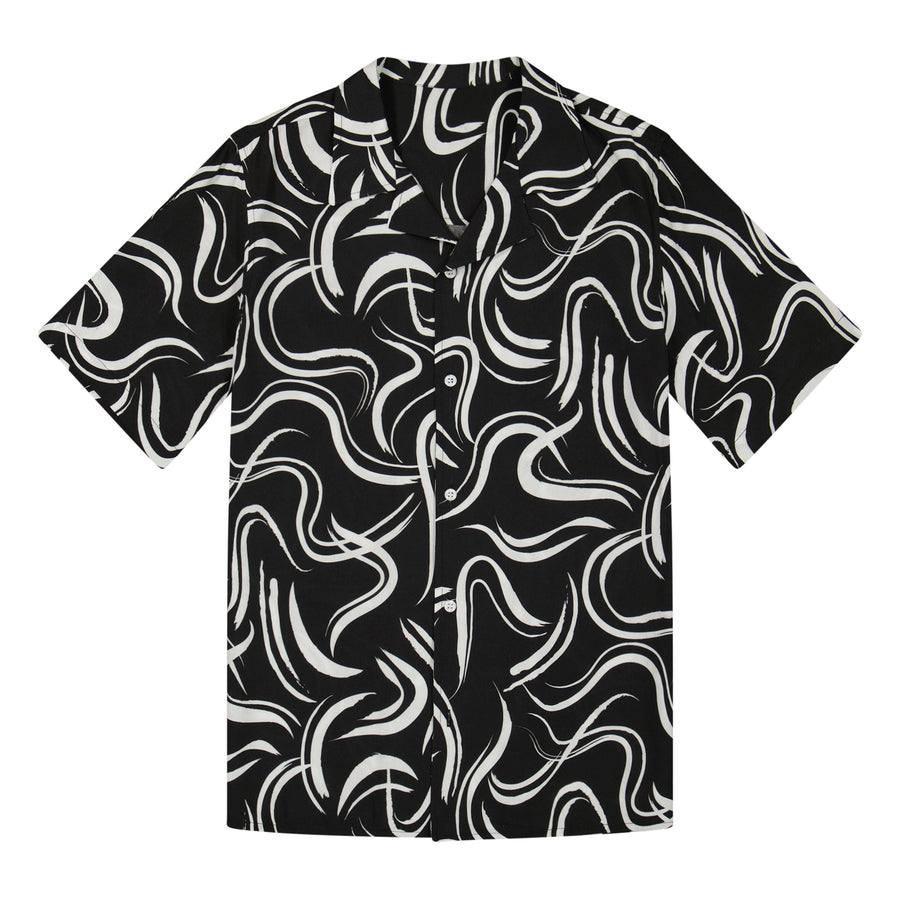 Mens Lenzing EcoVero Printed Camp Shirt