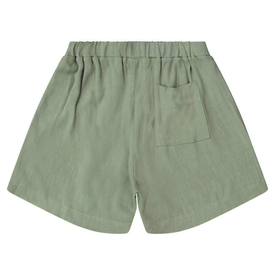 Silky Linen Casual Shorts