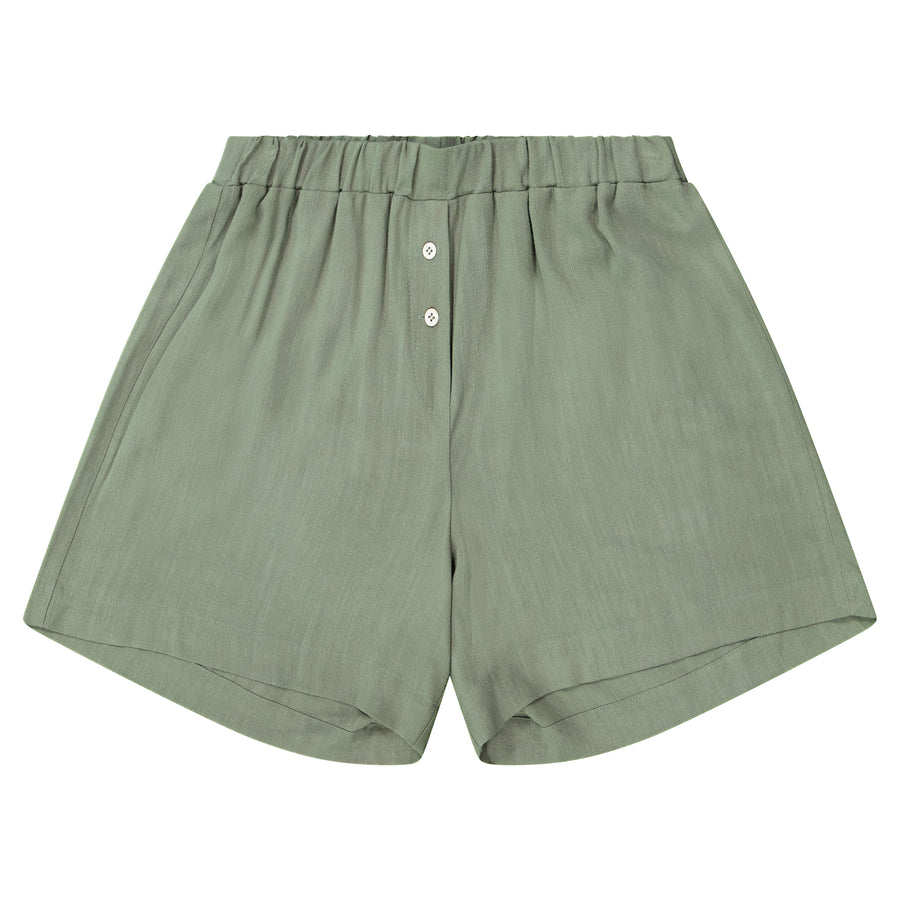 Silky Linen Casual Shorts