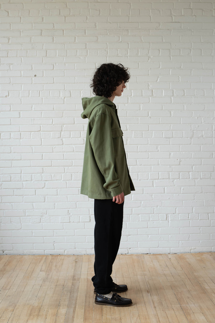 Mens Casual Cargo Twill Jacket