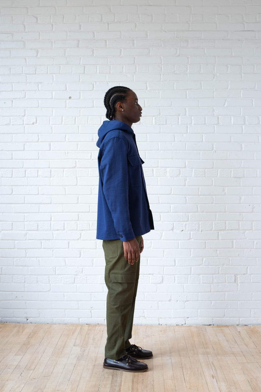 Mens Casual Cargo Twill Jacket