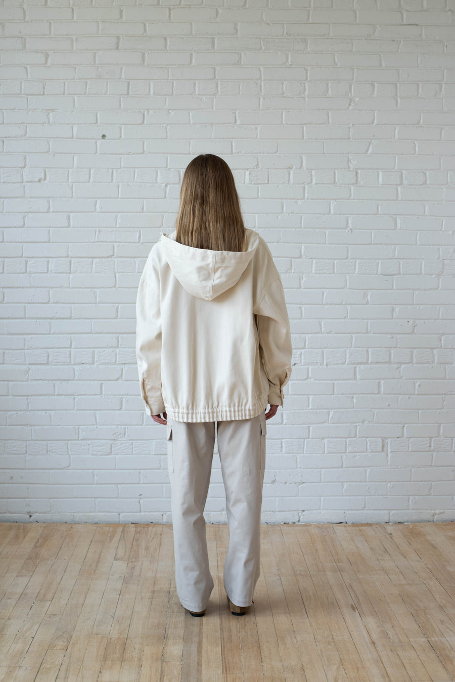Womens Casual Cargo Twill Jacket