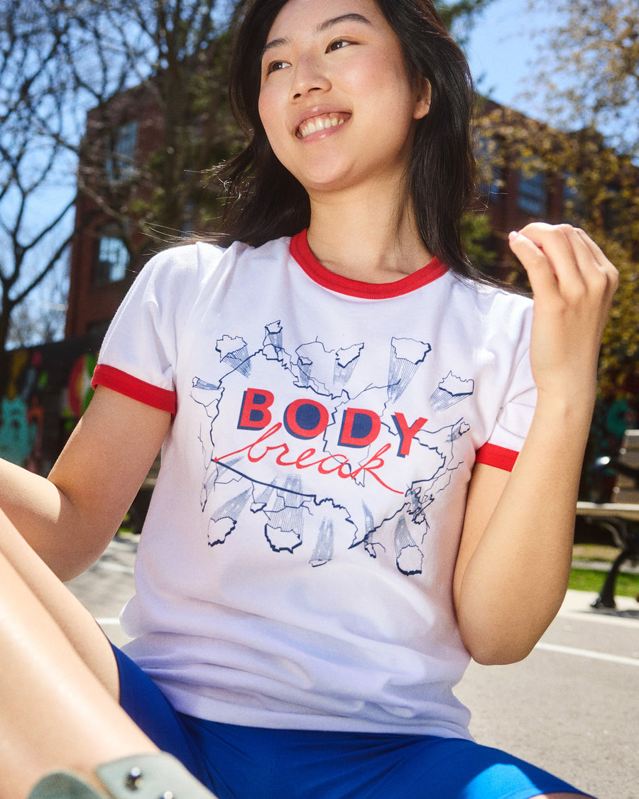 BodyBreak Original Ringer T-shirt – Good For Sunday