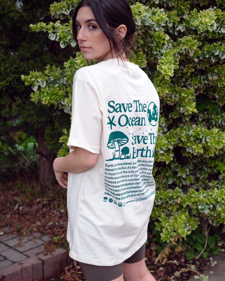 Save the Ocean Organic Cotton T-shirt – Good For Sunday